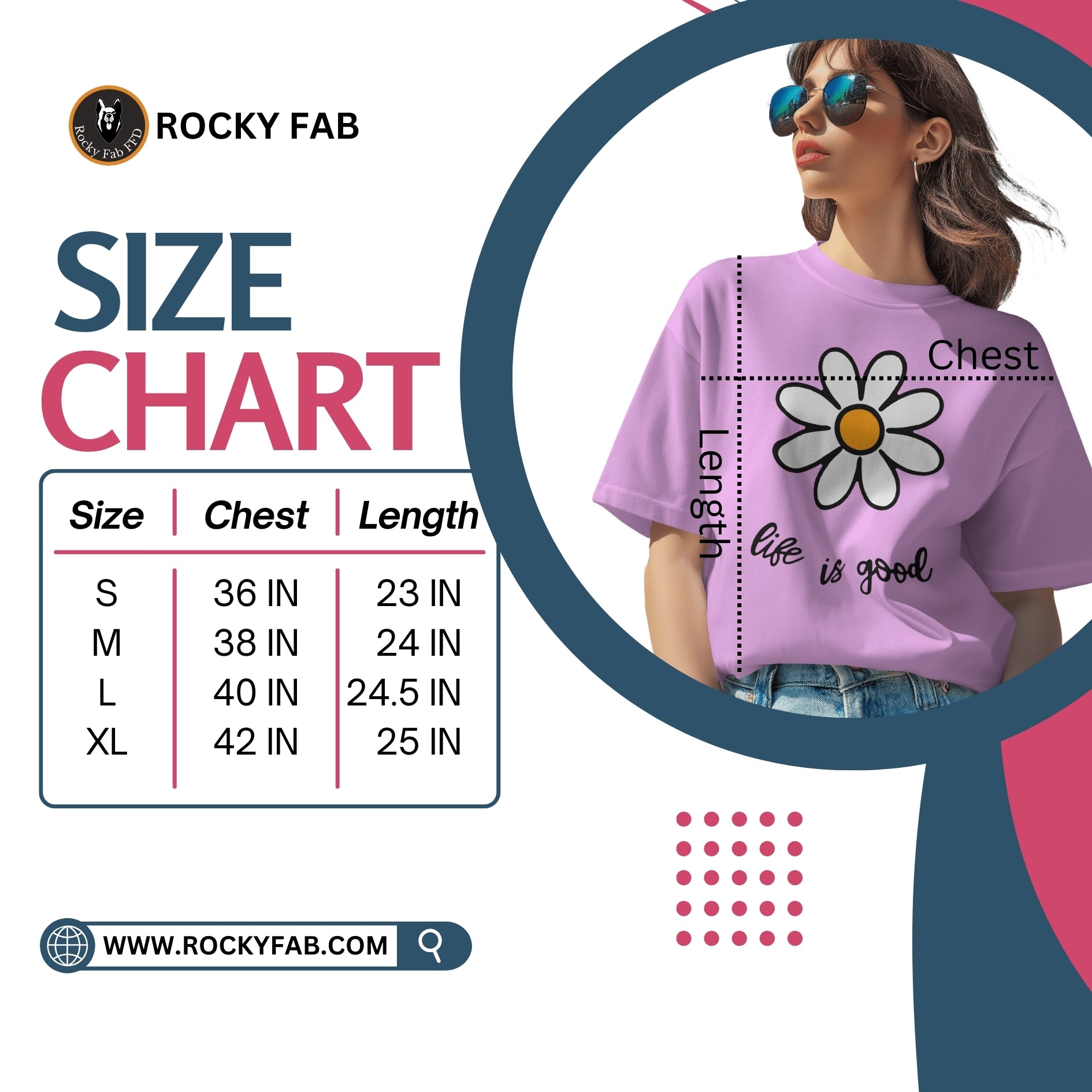 Women's Life is Good Printed Cotton Graphic Tee